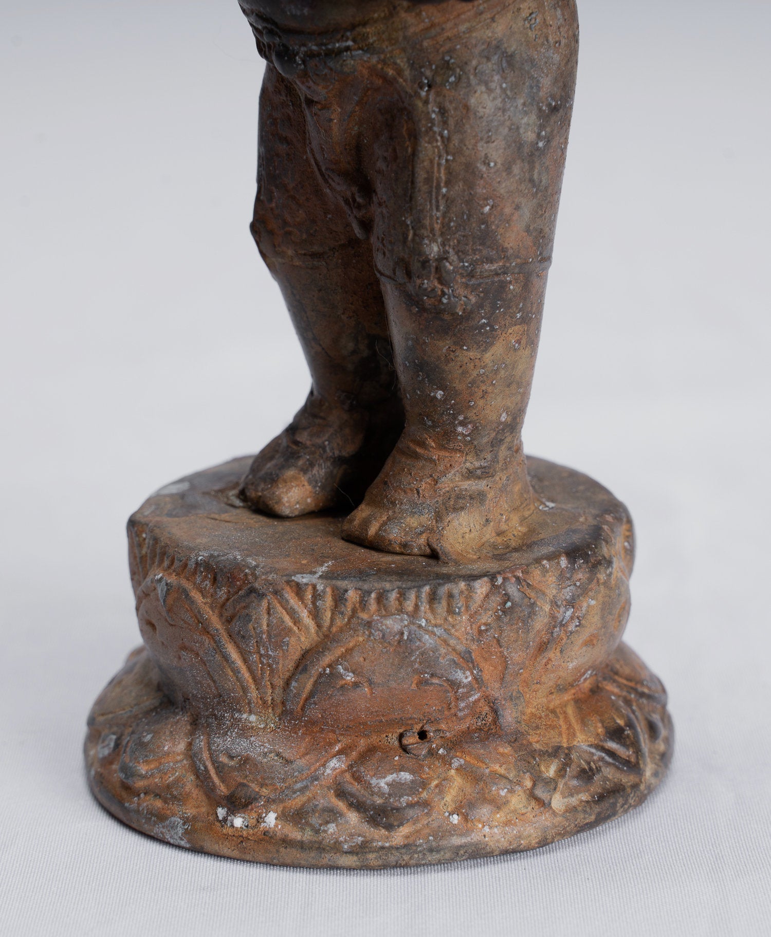 Statua Ganesha - Antique Statue Ganesha indonesiana di bronzo giavanese - 17 cm/7 "