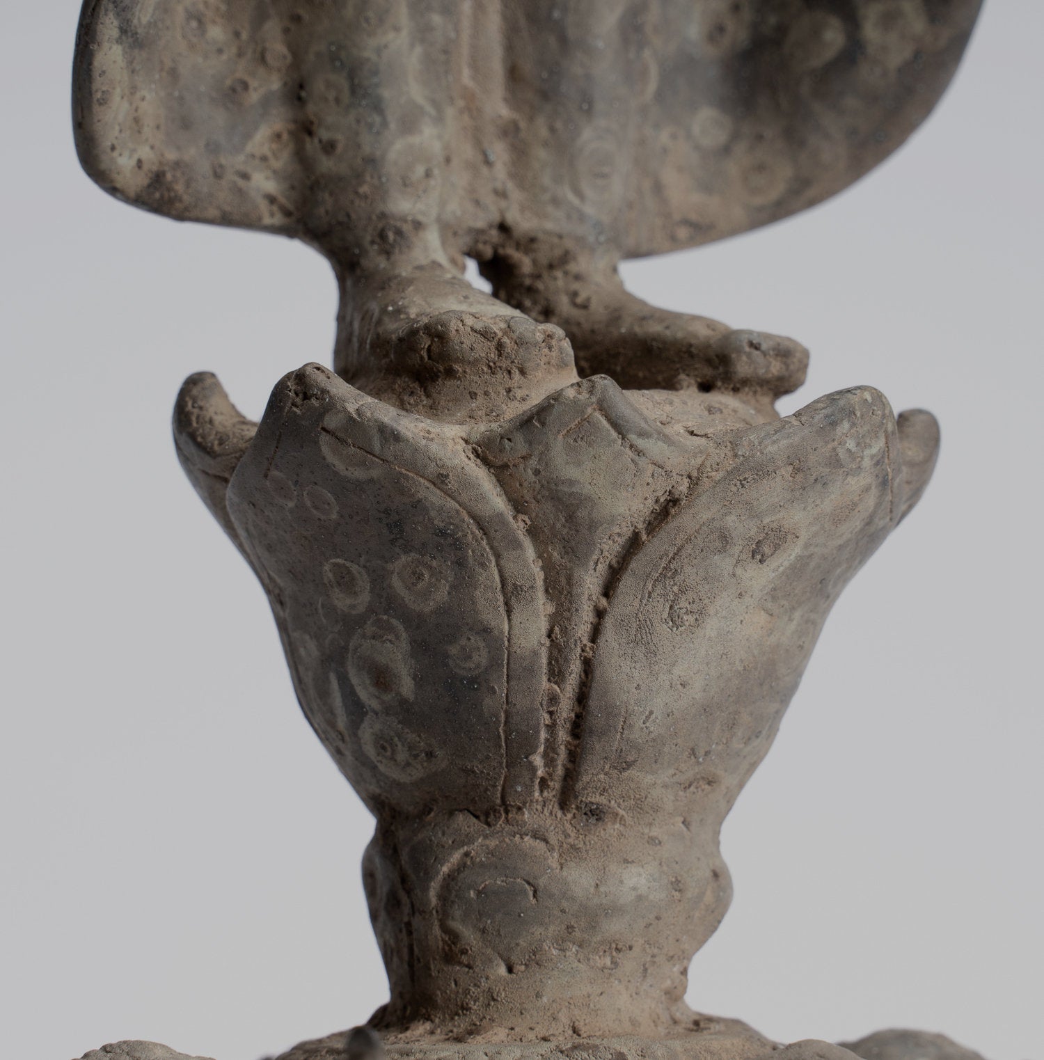 Statua di Buddha - Antique stile indonesiano in piedi bronzo giavanese insegnamento Buddha - 40 cm/16 "