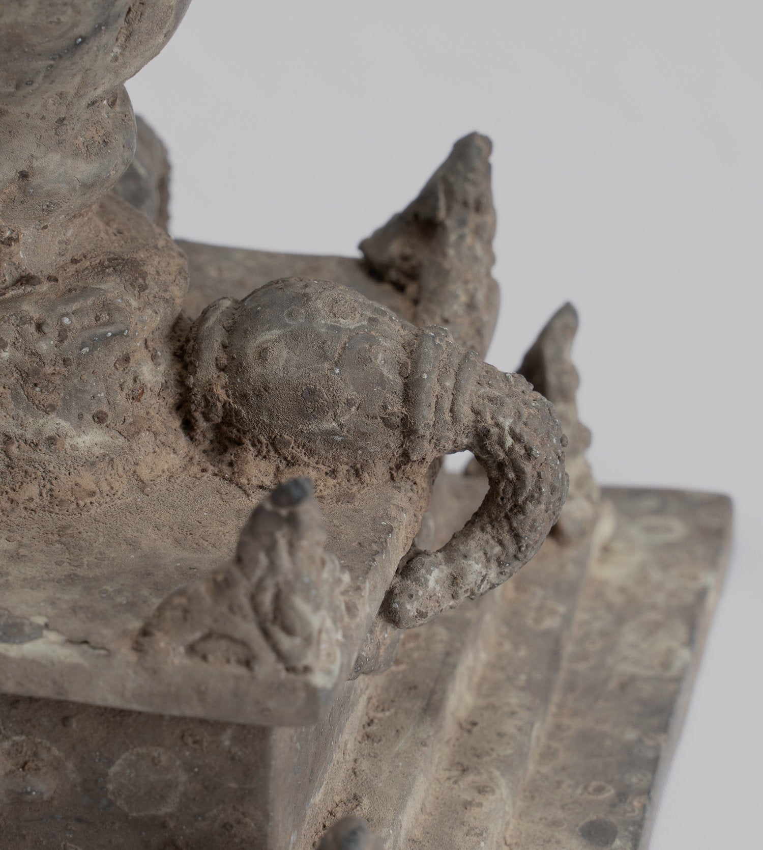 Statua di Buddha - Antique stile indonesiano in piedi bronzo giavanese insegnamento Buddha - 40 cm/16 "