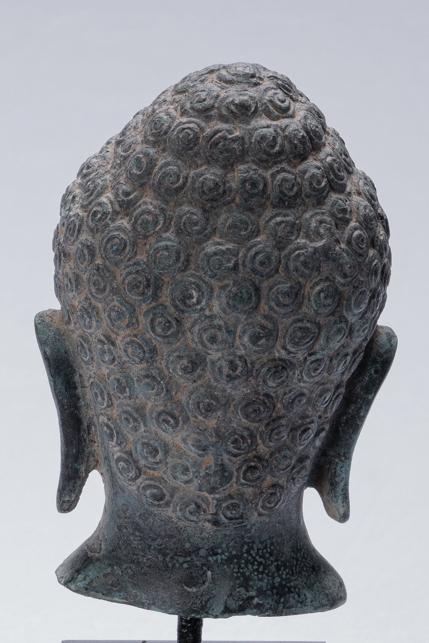 Estatua de Buda - Iluminación de bronce de estilo justicia antiguo Phnom Da Buddha Statue - 25cm/10 "