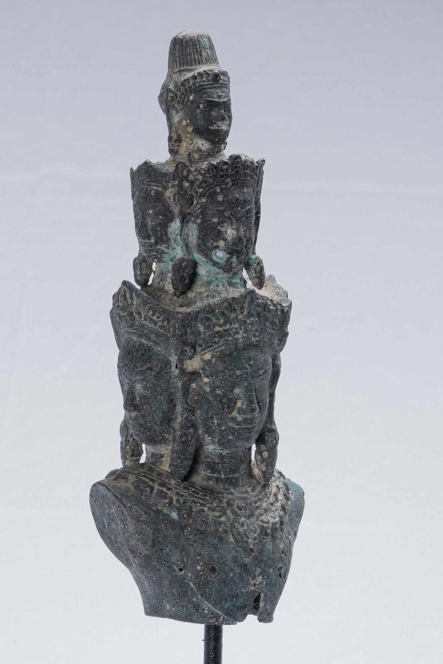 Bodhisattva – Hevajra-Statue aus Bronze im antiken Baphuon-Stil – 34 cm.