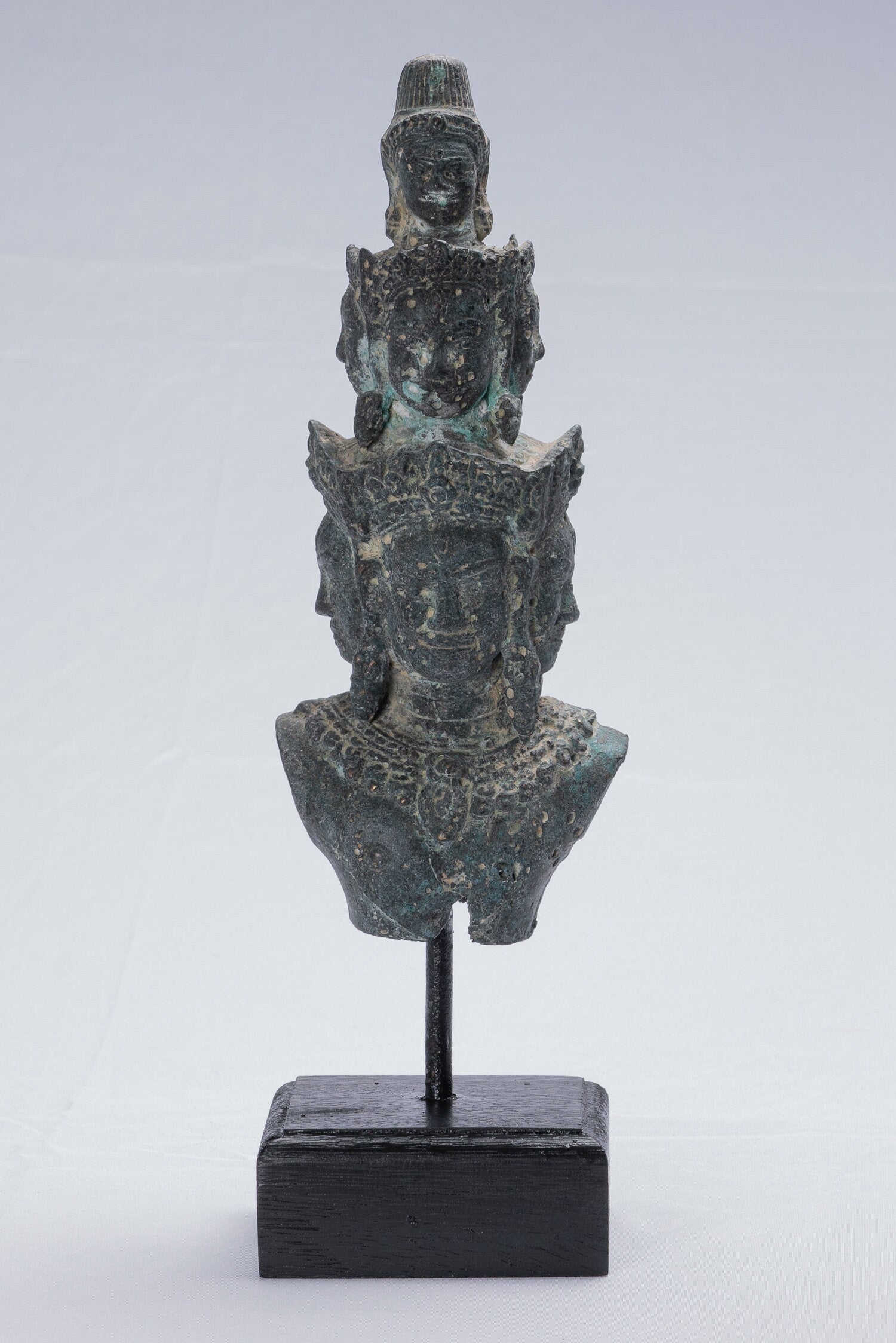 Bodhisattva – Hevajra-Statue aus Bronze im antiken Baphuon-Stil – 34 cm.