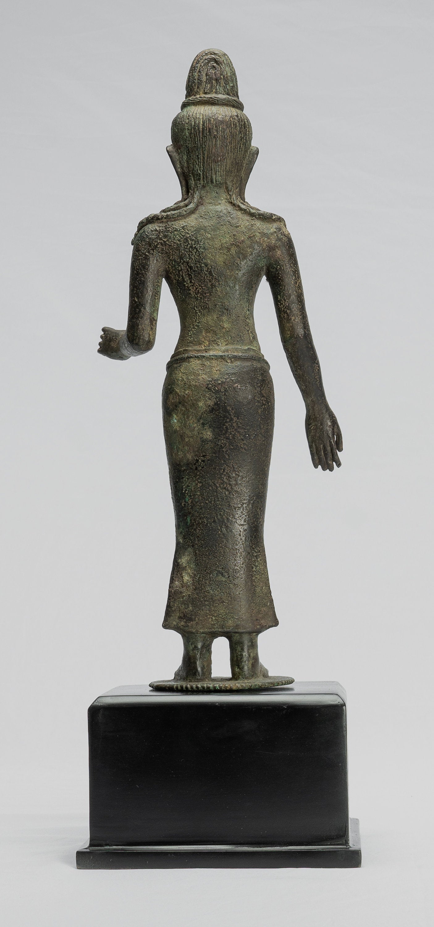 Estatua de Vishnu - Estatua de bronce de estado de estilo indonesio antiguo de indonesio - 44cm/18 "