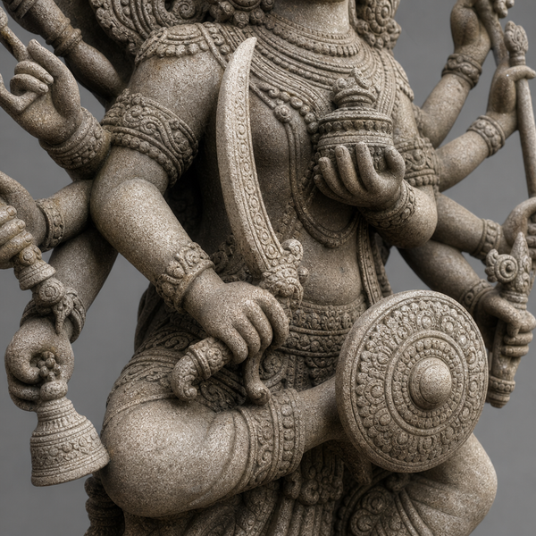 Durga Statue: The Warrior Goddess and Her Eight Arms