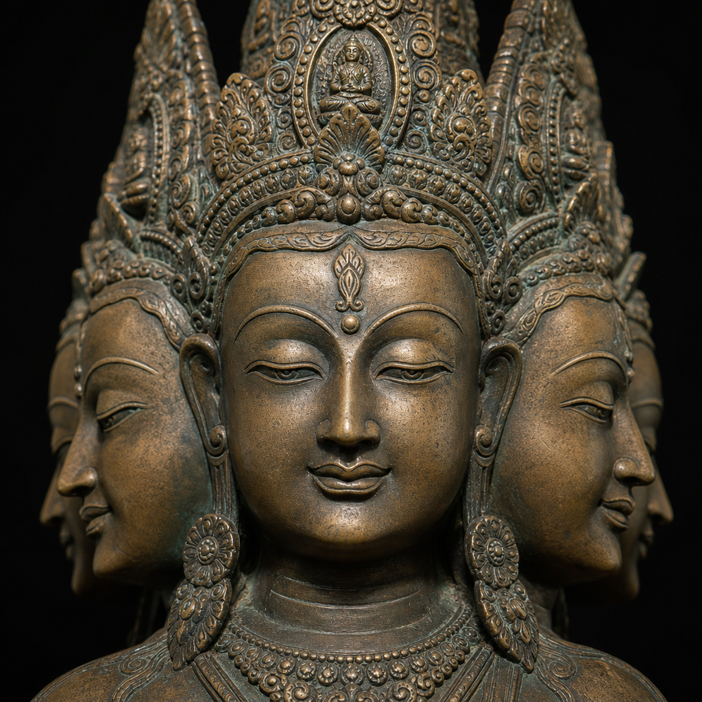 Brahma Statues: Beauty of Four-Faced Hindu Creator Art