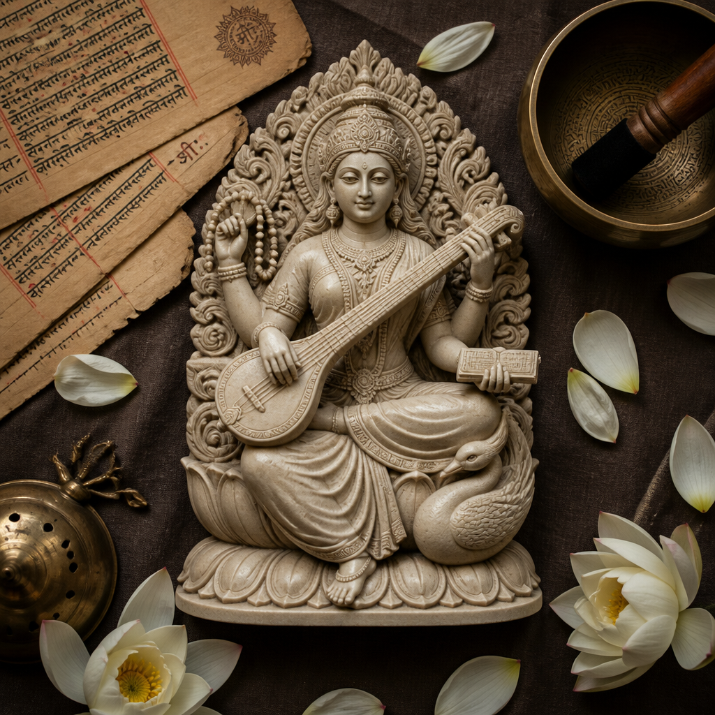 Saraswati Statue: Goddess of Wisdom & Arts Guide