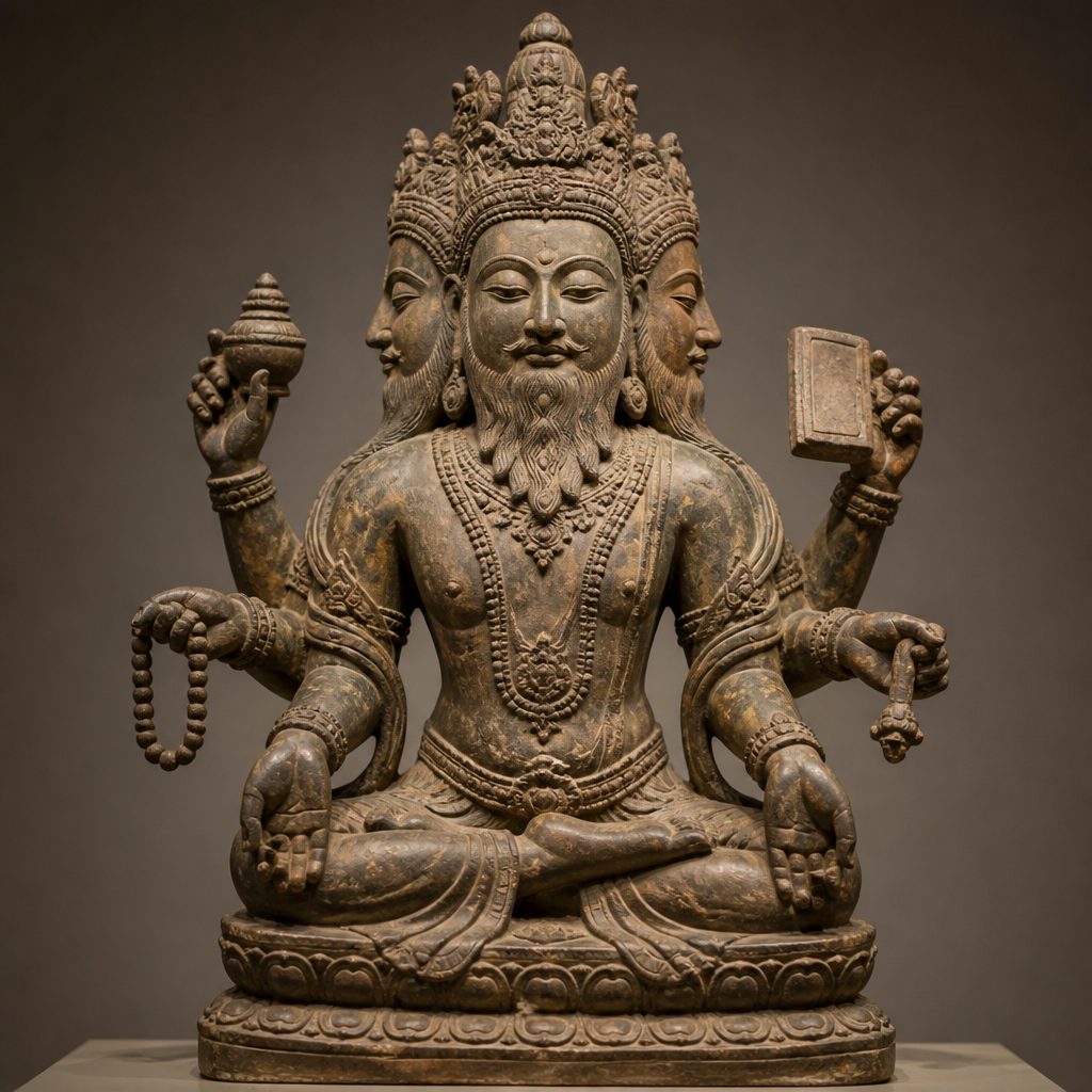 Brahma Statue: The Four-Faced Creator in Asian Art