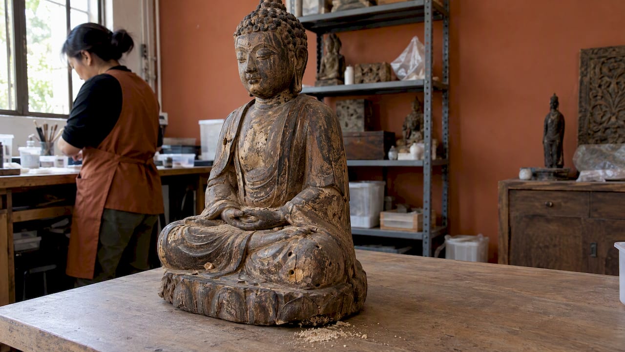 Woodworm in Statues: Fresh Frass Means Isolate Before Treating