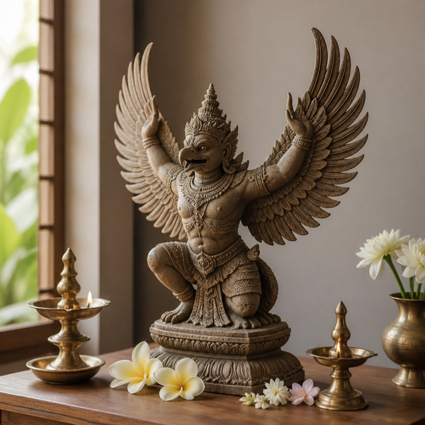 Garuda Statue in Hindu and Buddhist Art: The Divine Eagle