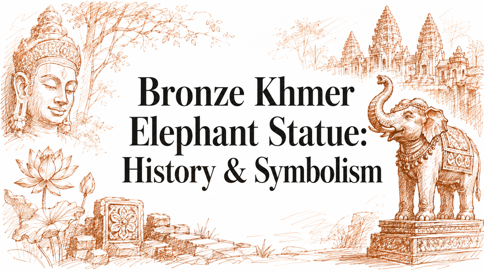 Bronze Khmer Elephant Statue: History & Symbolism