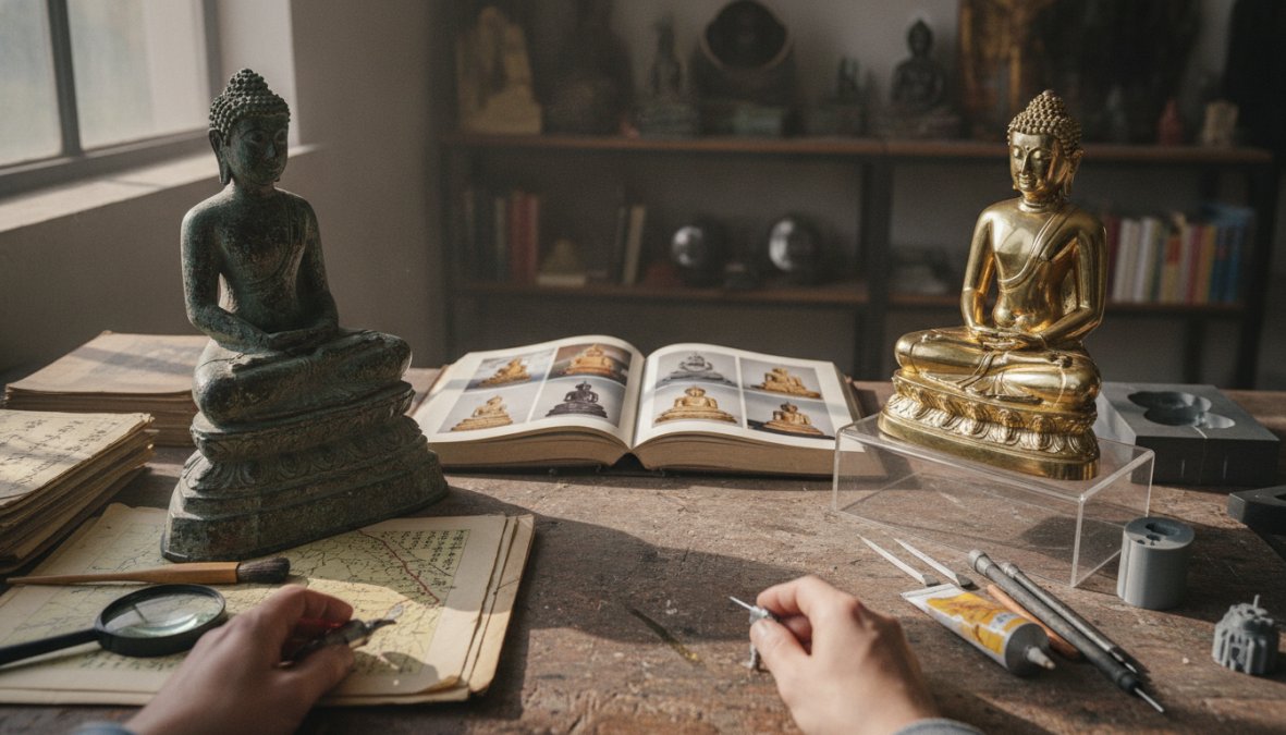Antike vs. reproduzierte buddhistische Kunst: Ein Sammlerleitfaden