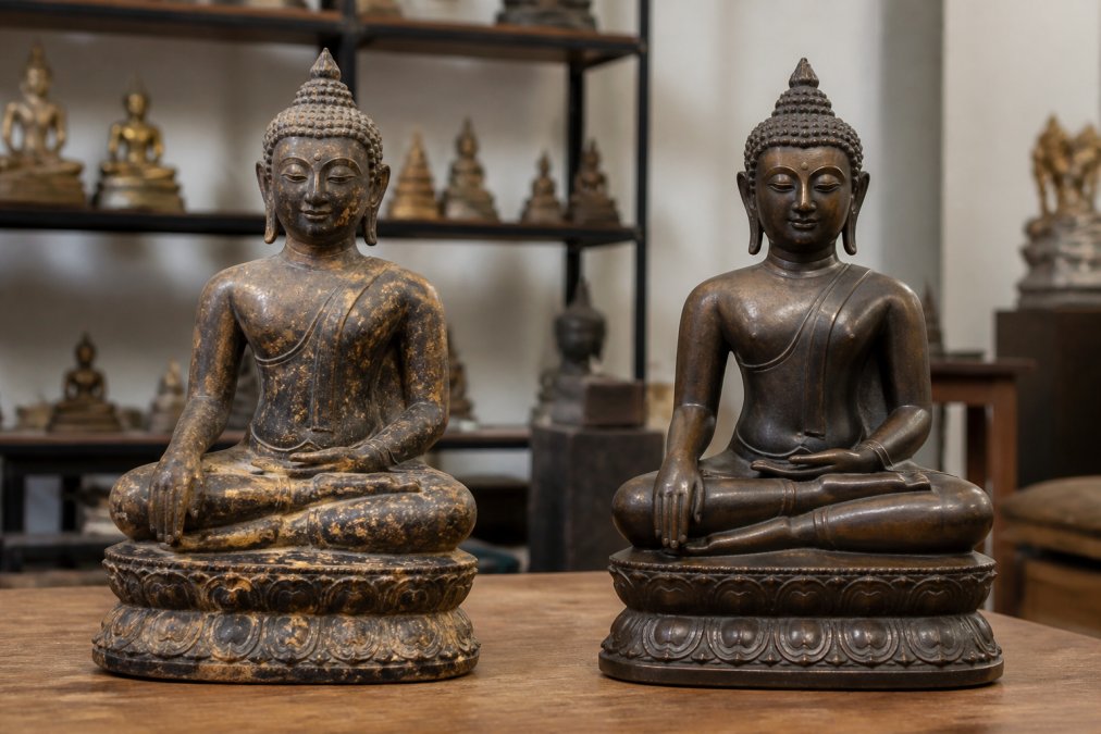 Antique vs Reproduction Buddhist Statues: A Collector's Guide
