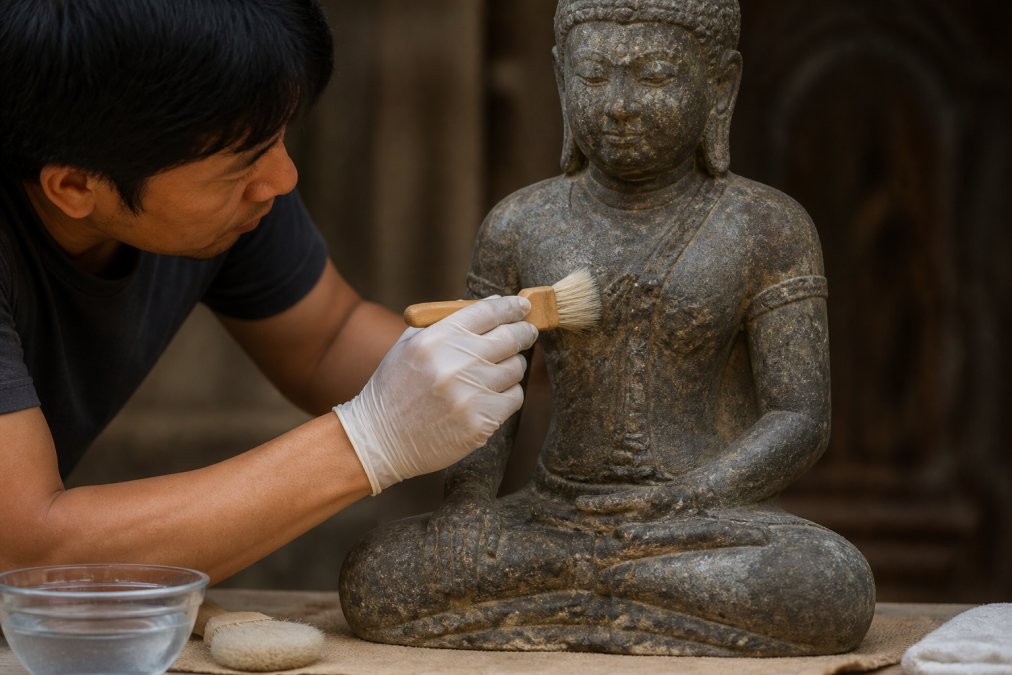 How to Clean Antique Stone Sculptures