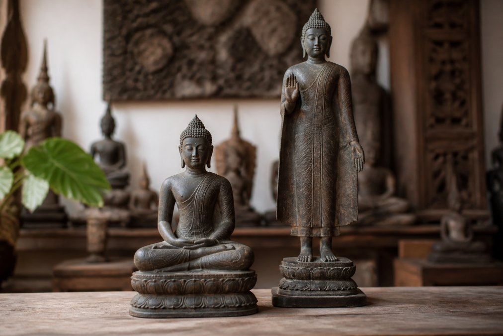 Sitting vs. Standing Buddha Statues: Choose Yours