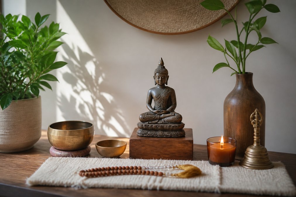 Small Buddha Statues for Meditation Altars