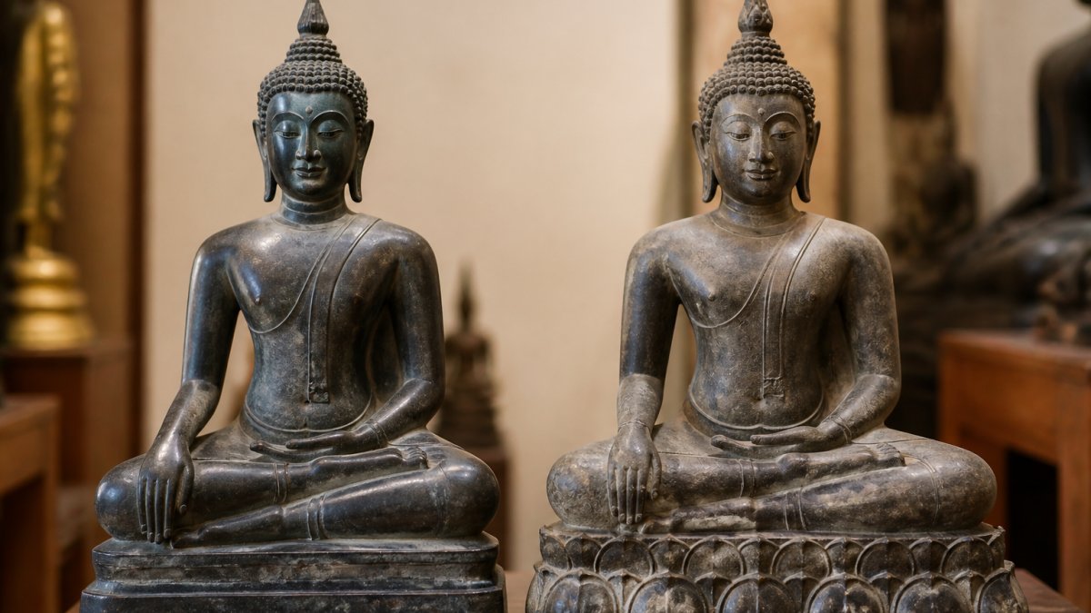 Sukhothai vs Ayutthaya Buddha Sculpture Styles