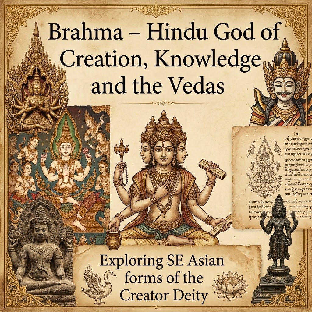 Brahma – Hindu God of Creation, Knowledge and the Vedas