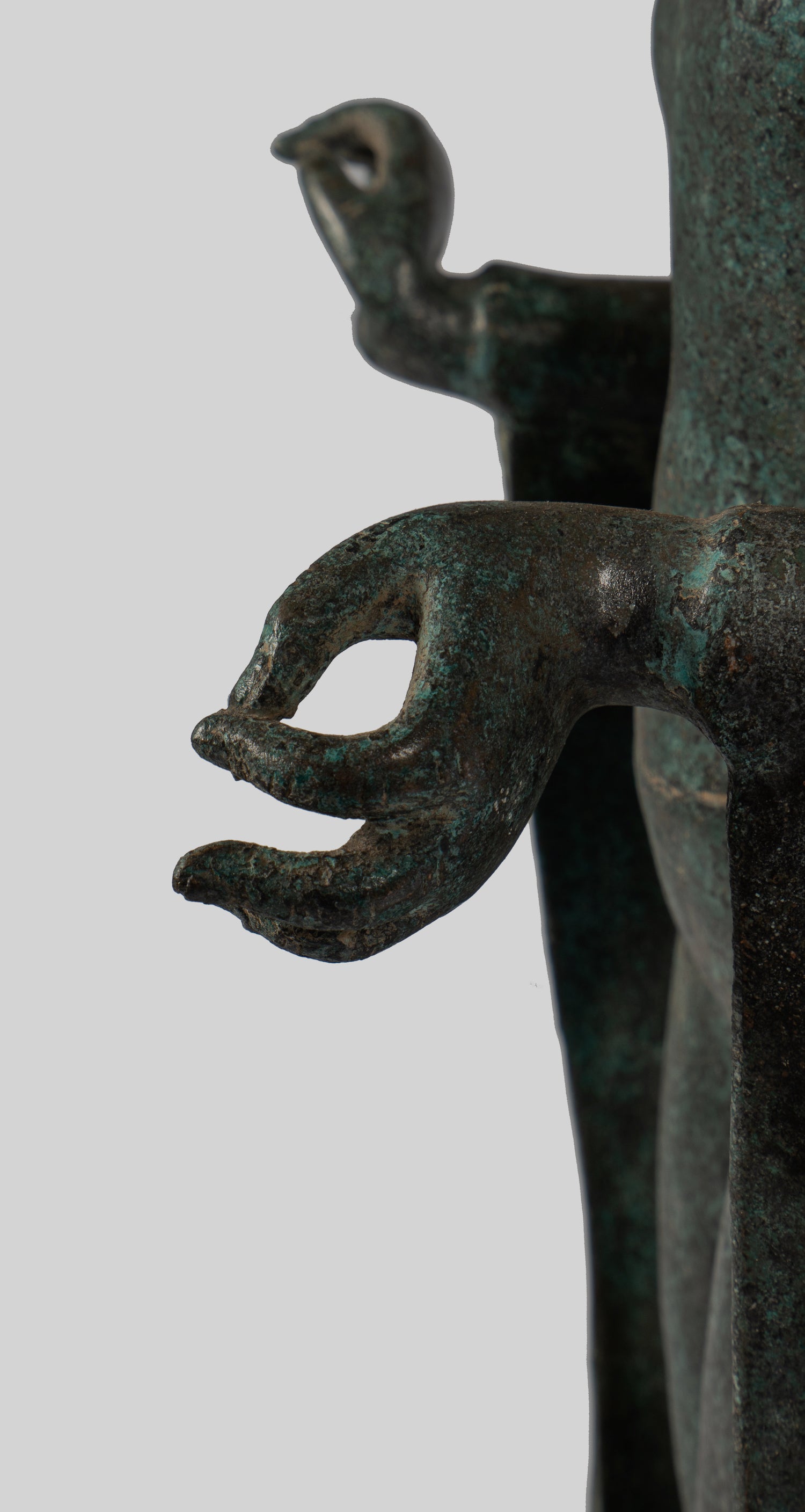 Estatua de Buda - Gran estatua de Buda de estilo tailandés antiguo en Dharmachakra enseñando Mudra - 84cm/34 "