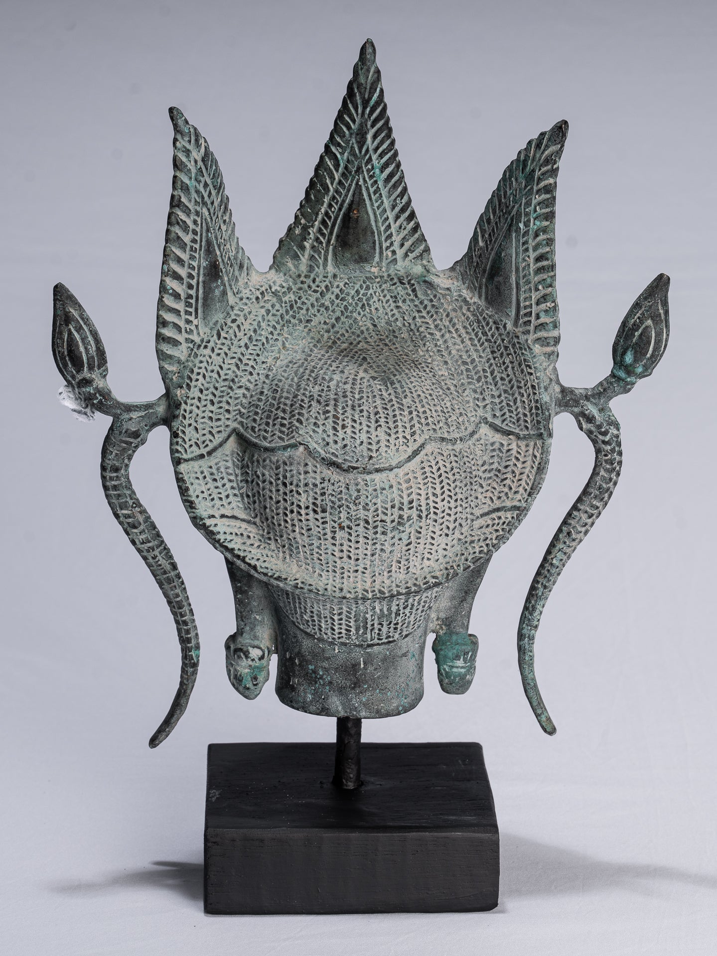 Apsara - Antique Khmer Style Bronze Angkor Wat Apsara or Angel Statue - 35cm/14"