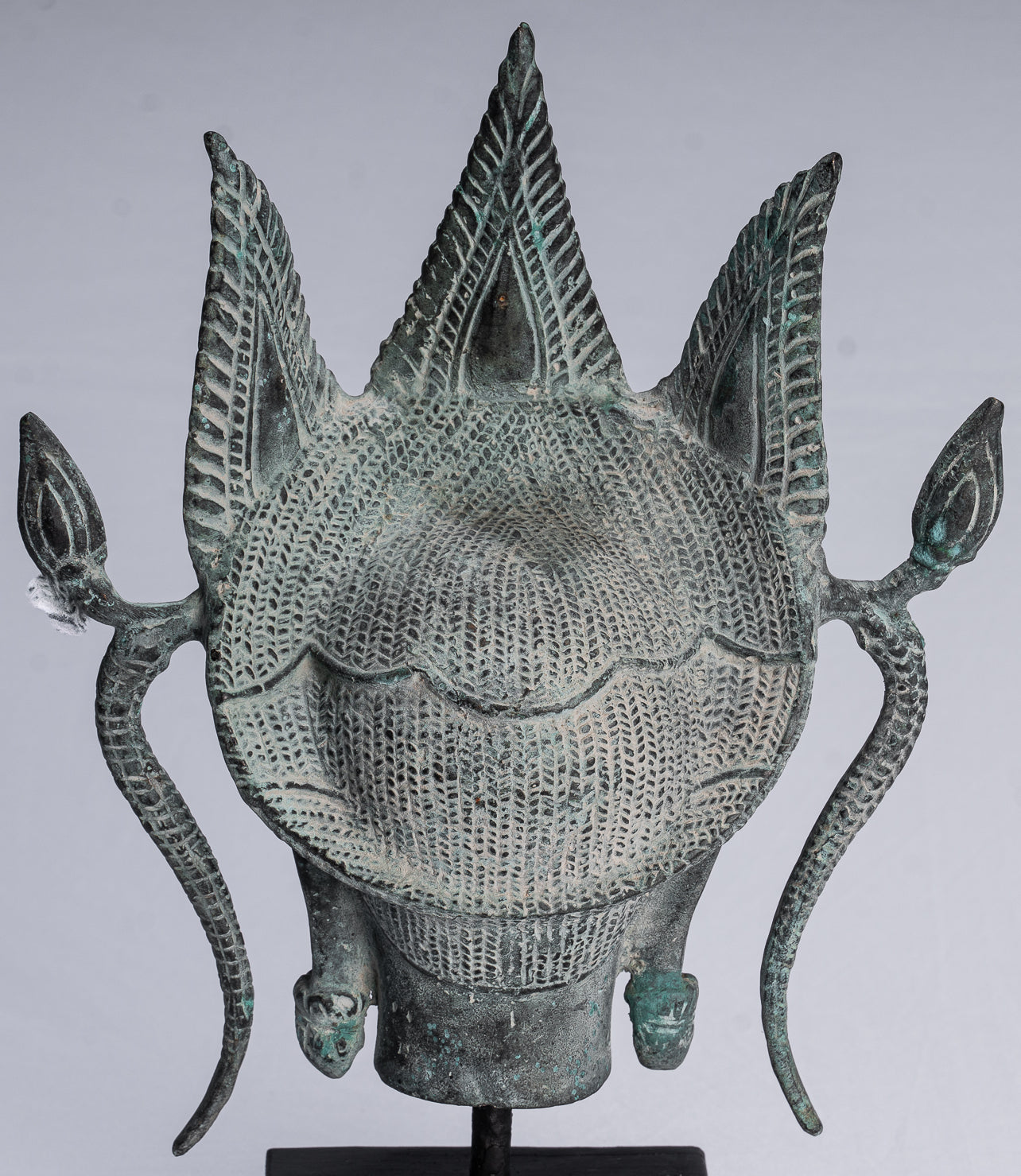 Apsara - Antique Khmer Style Bronze Angkor Wat Apsara or Angel Statue - 35cm/14"