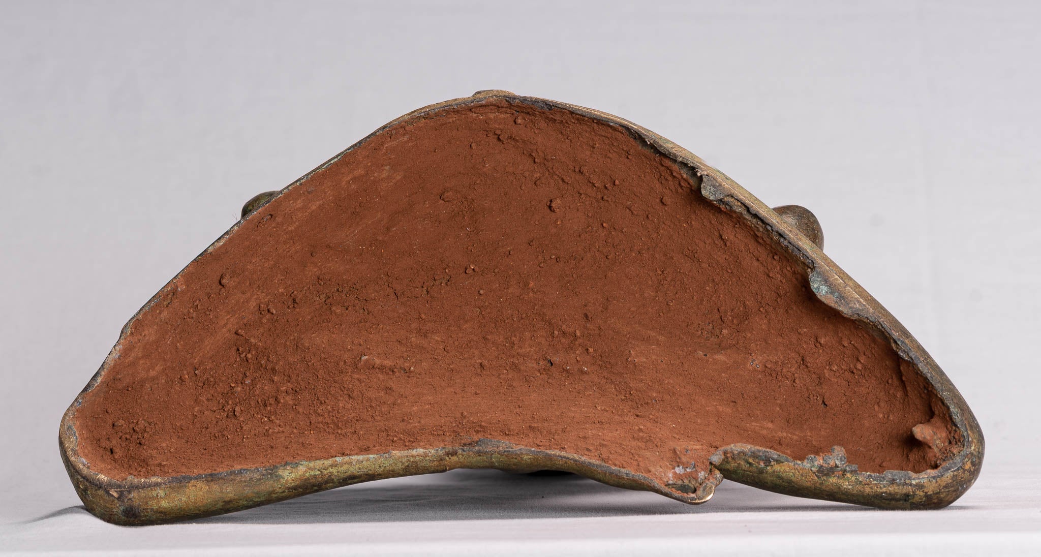 Statua Buddha - Antique Sri Lanka in stile Bronzo Meditazione seduta statua di Buddha - 35 cm/14 "