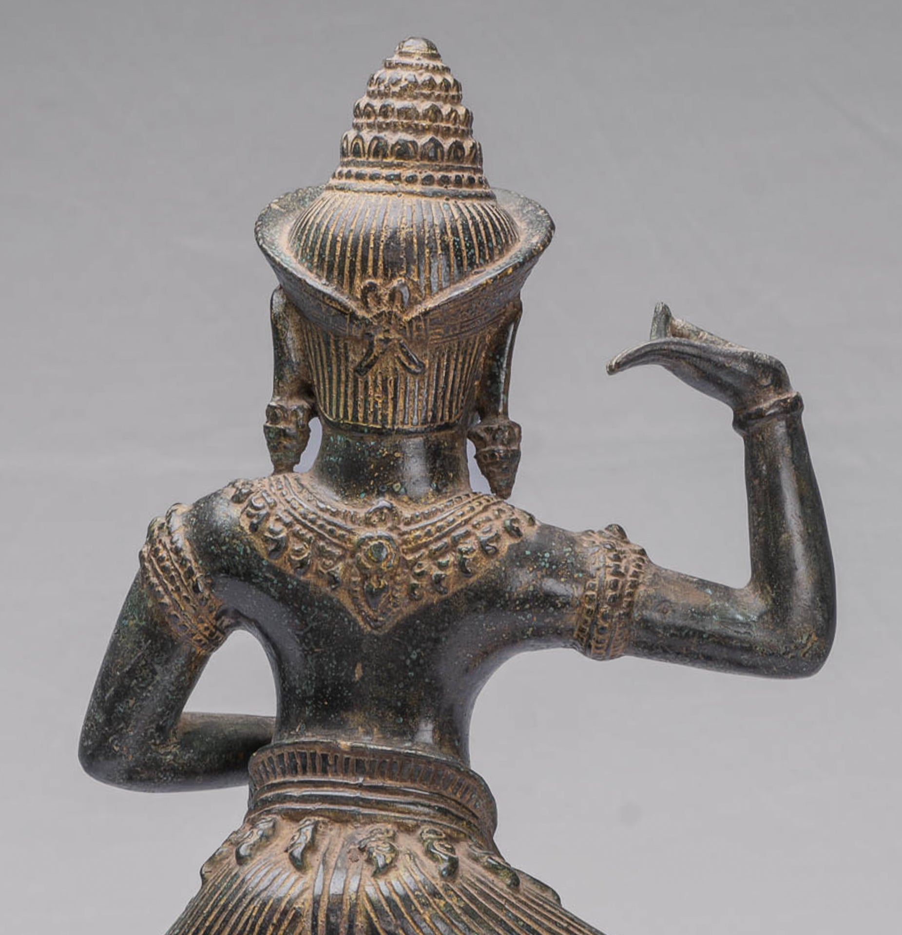 Antique Khmer Style Angkor Wat Bronze Dancing Apsara or Angel - 50cm/20"