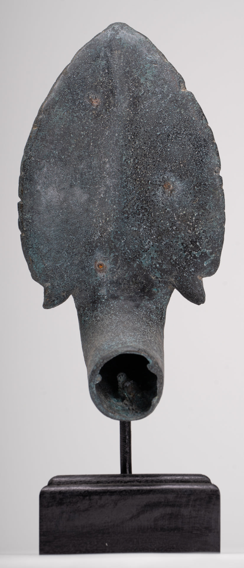 Naga Statue - Antique Khmer Style Bronze Protective Naga, Snake or Serpent Statue - 29cm/12"