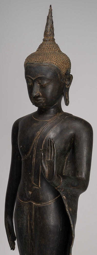 Estatua de Buda de Buda de Bronce de Estilo Thai Tailandés de Tailandia - Estatua de Buda - 150cm/60 "
