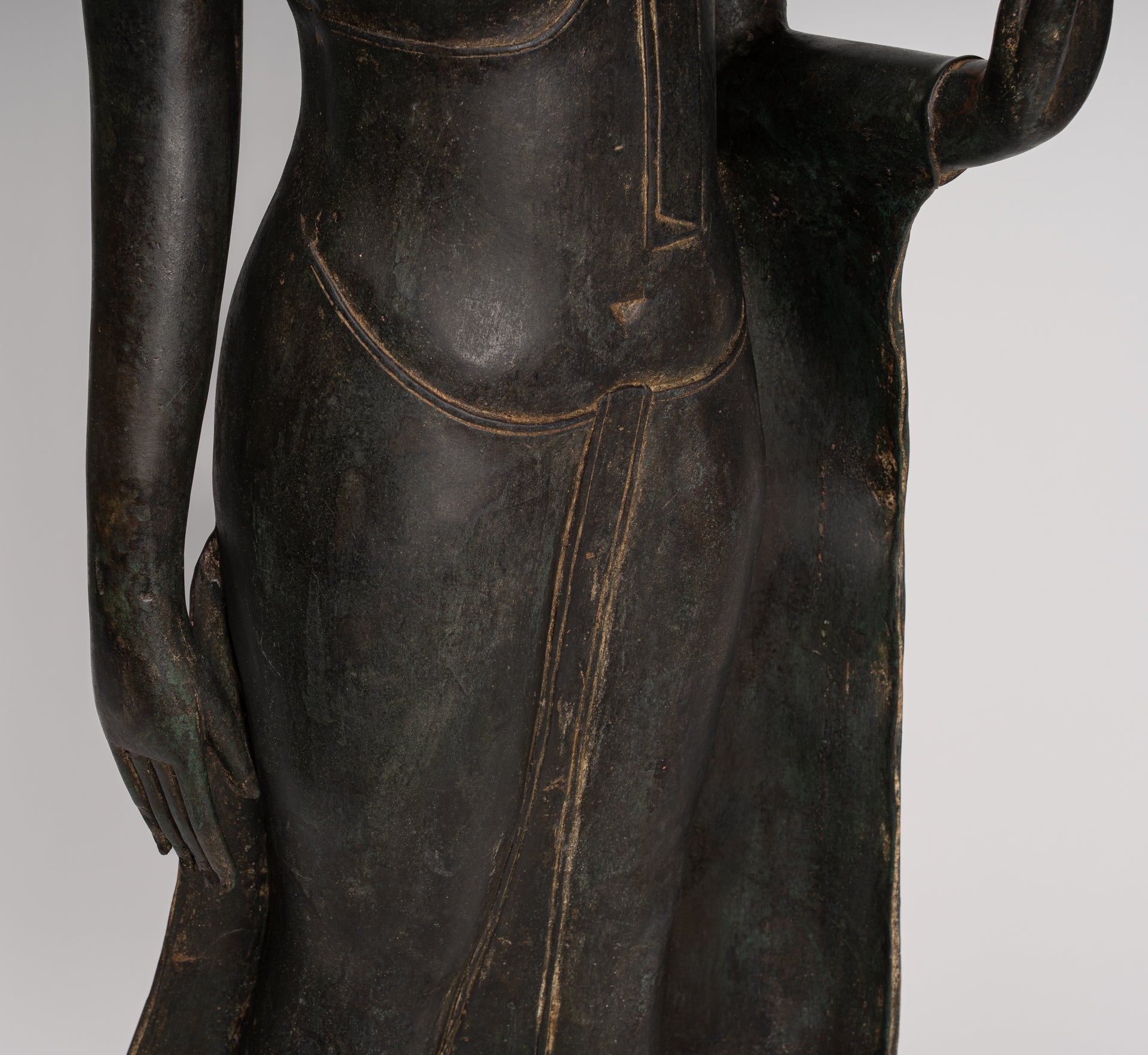 Estatua de Buda de Buda de Bronce de Estilo Thai Tailandés de Tailandia - Estatua de Buda - 150cm/60 "