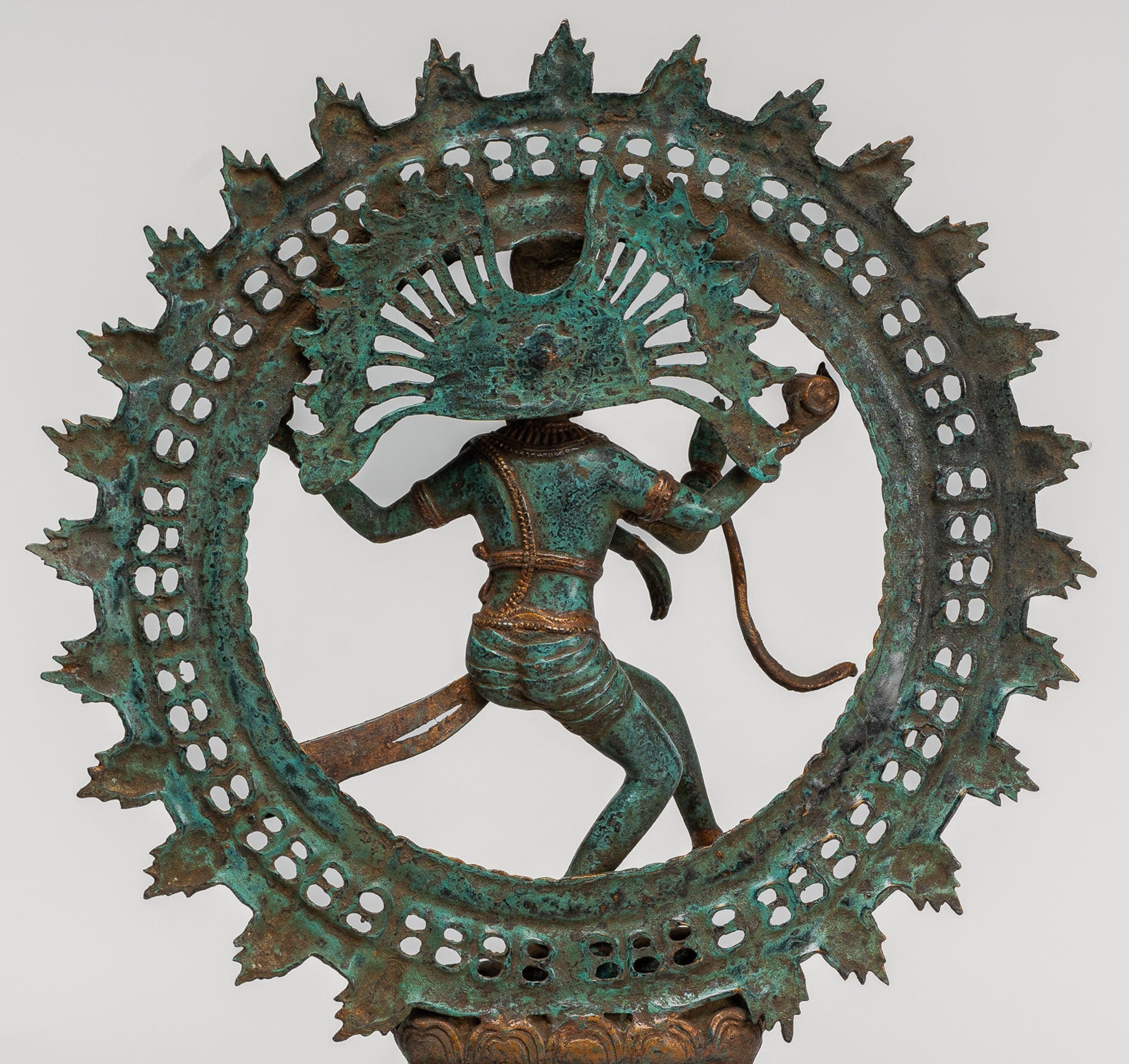 Antique Indian Style Bronze Dancing Shiva statue as Lord Nataraja - 42cm/17"