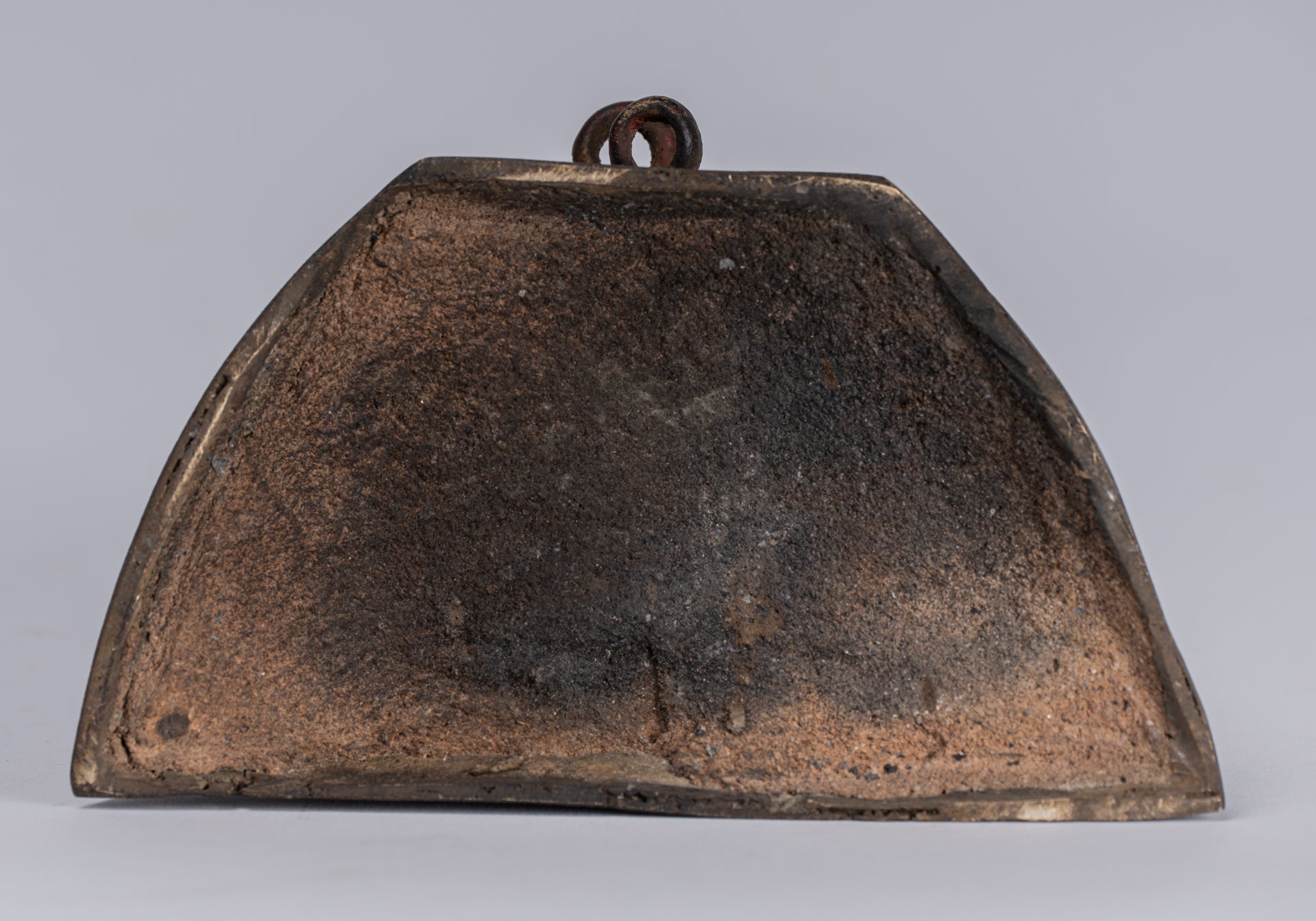 Statua Buddha - Antique Thai Thai Bronze Rattanakosin Happy, Fat, ridendo statua di Buddha - 14 cm/6 "