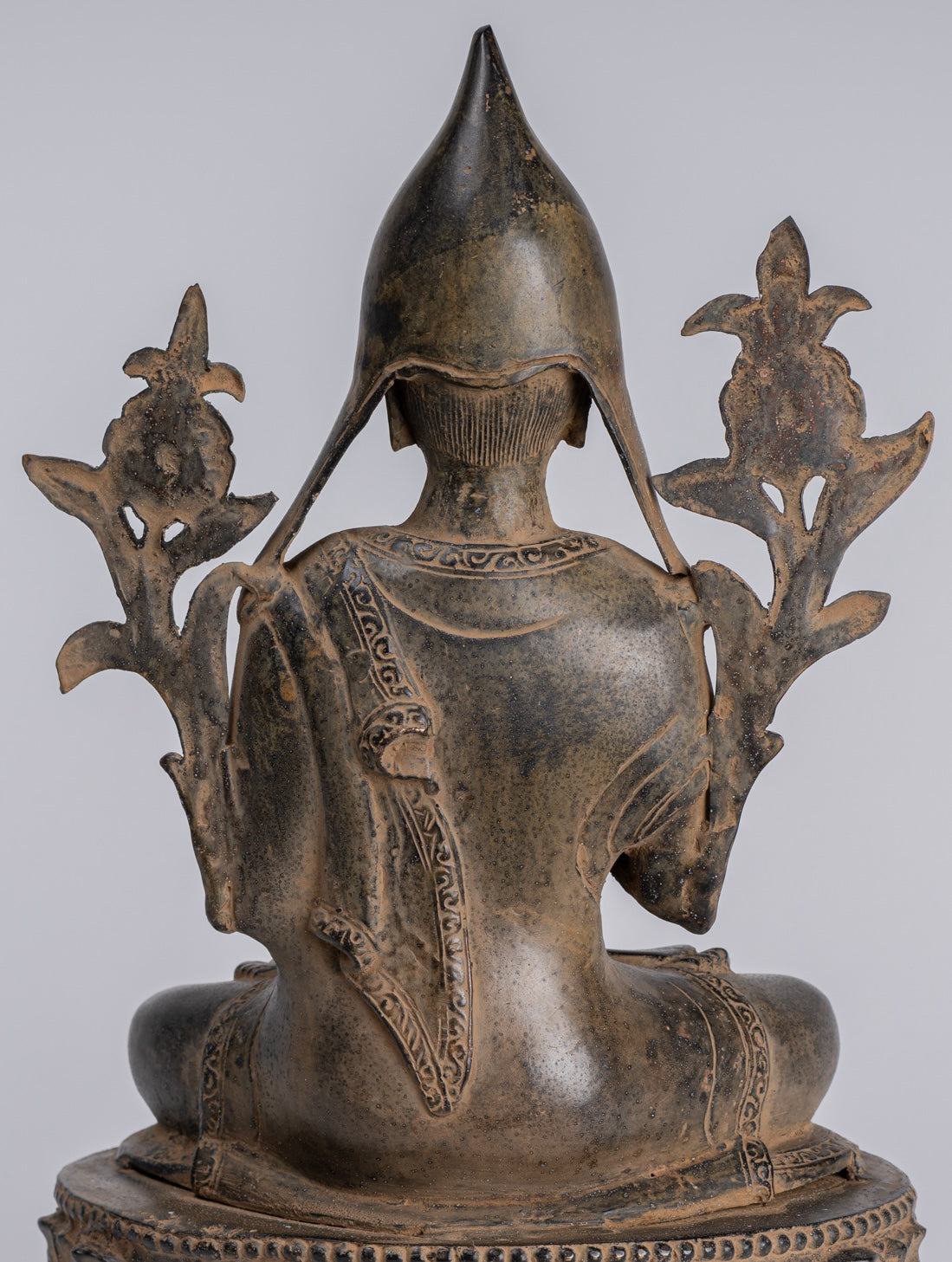 Statua Lama - Antique in stile Tibet Seduto Insegnamento Lama Statua - 33cm/13 "