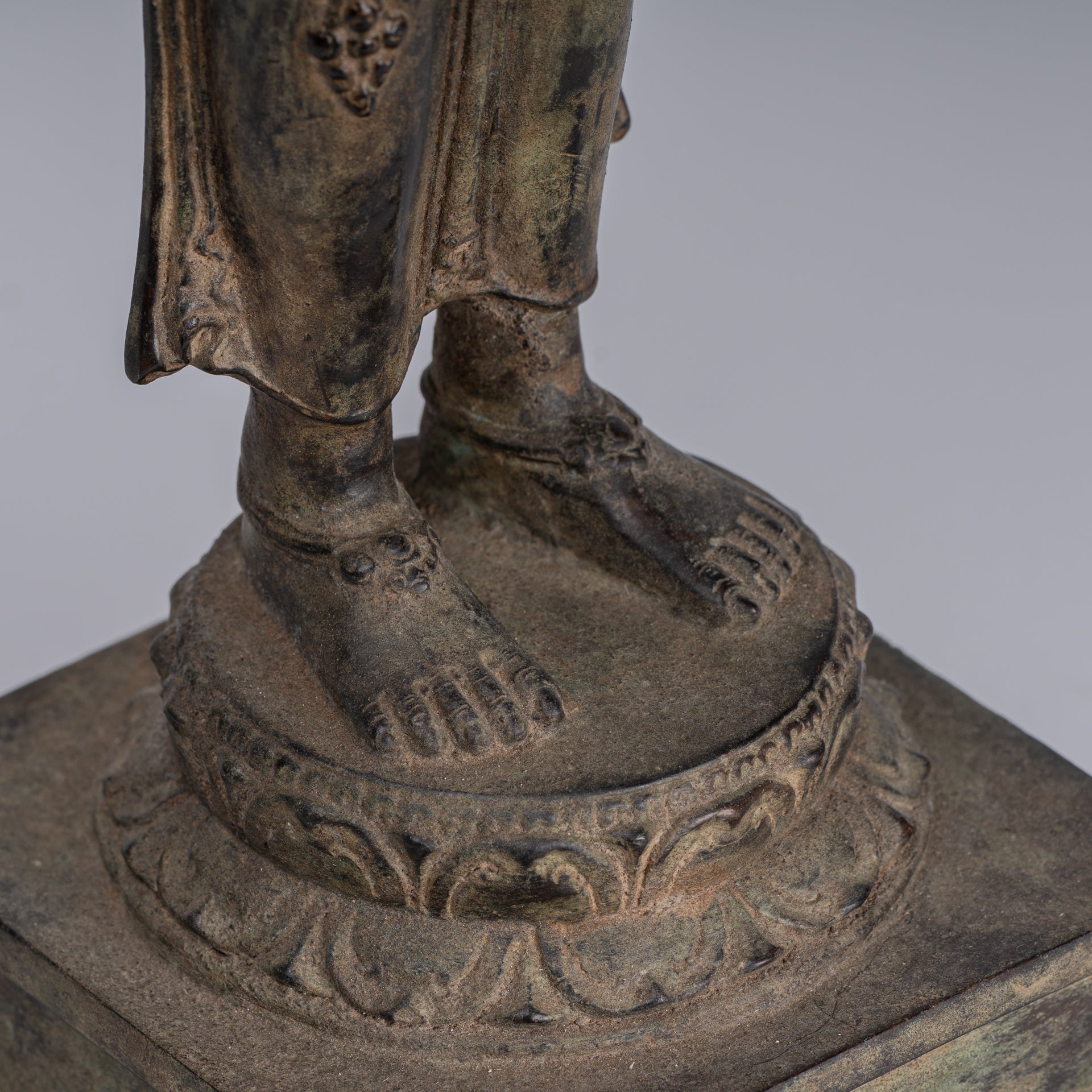 Estatua de Brahma - Estatua de bronce de bronce de bronce de estilo indonesio antiguo - 50 cm/20 "