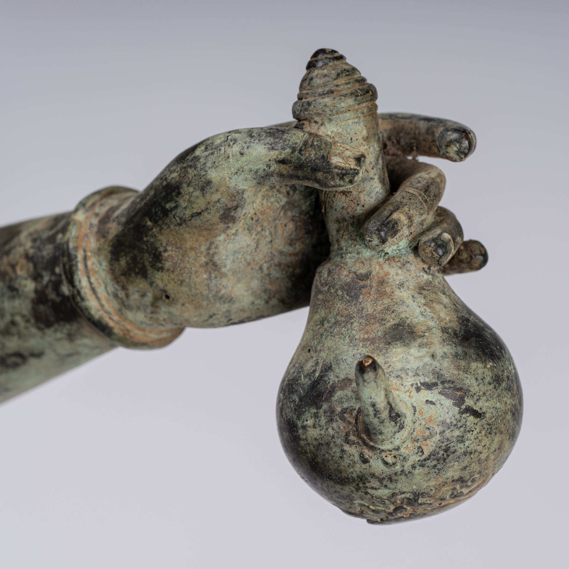 Estatua Shiva - Estatua de 4 brazos de estilo de bronce indonesio antiguo de estilo indonesio - 82 cm/33 "