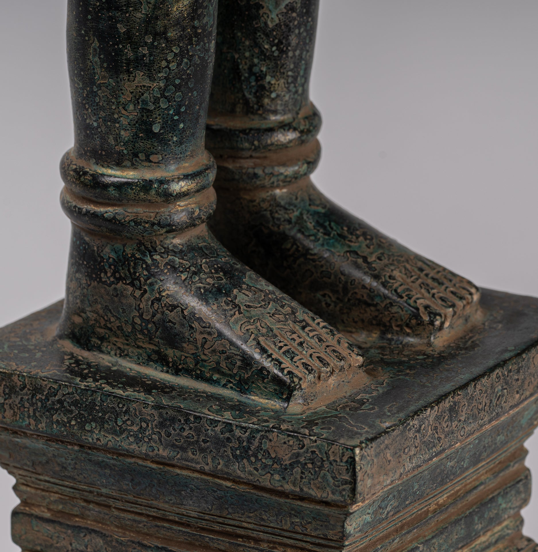 Estatua de la deidad - Bayón de estilo jemer antiguo Prajnaparamita Statue / Goddess - 79cm / 32 "