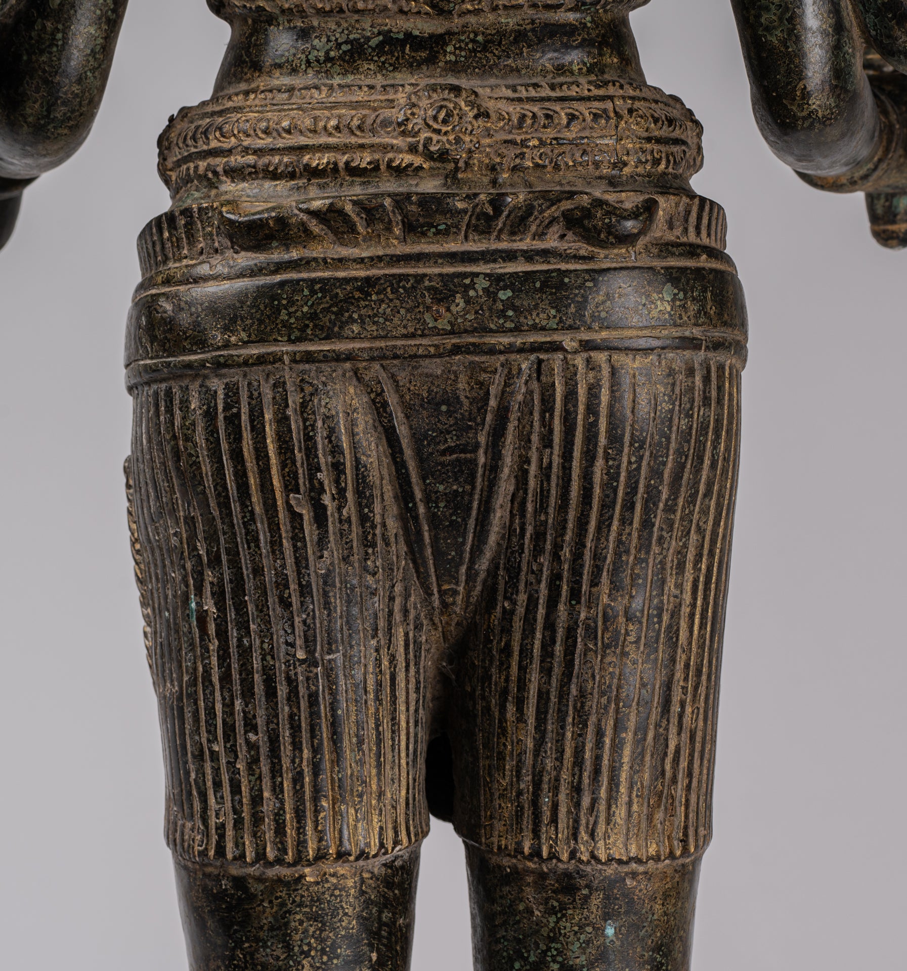 Brahma Statue - Antique Khmer Style Koh Ker Ker Bronze Brahma - Création de Dieu hindou - 94cm / 38 "