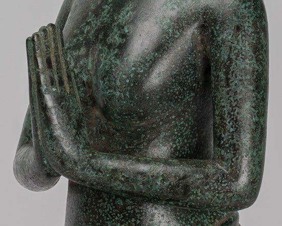 Estatua de la deidad - Estatua / Diosa de estilo jemer de estilo jemer.