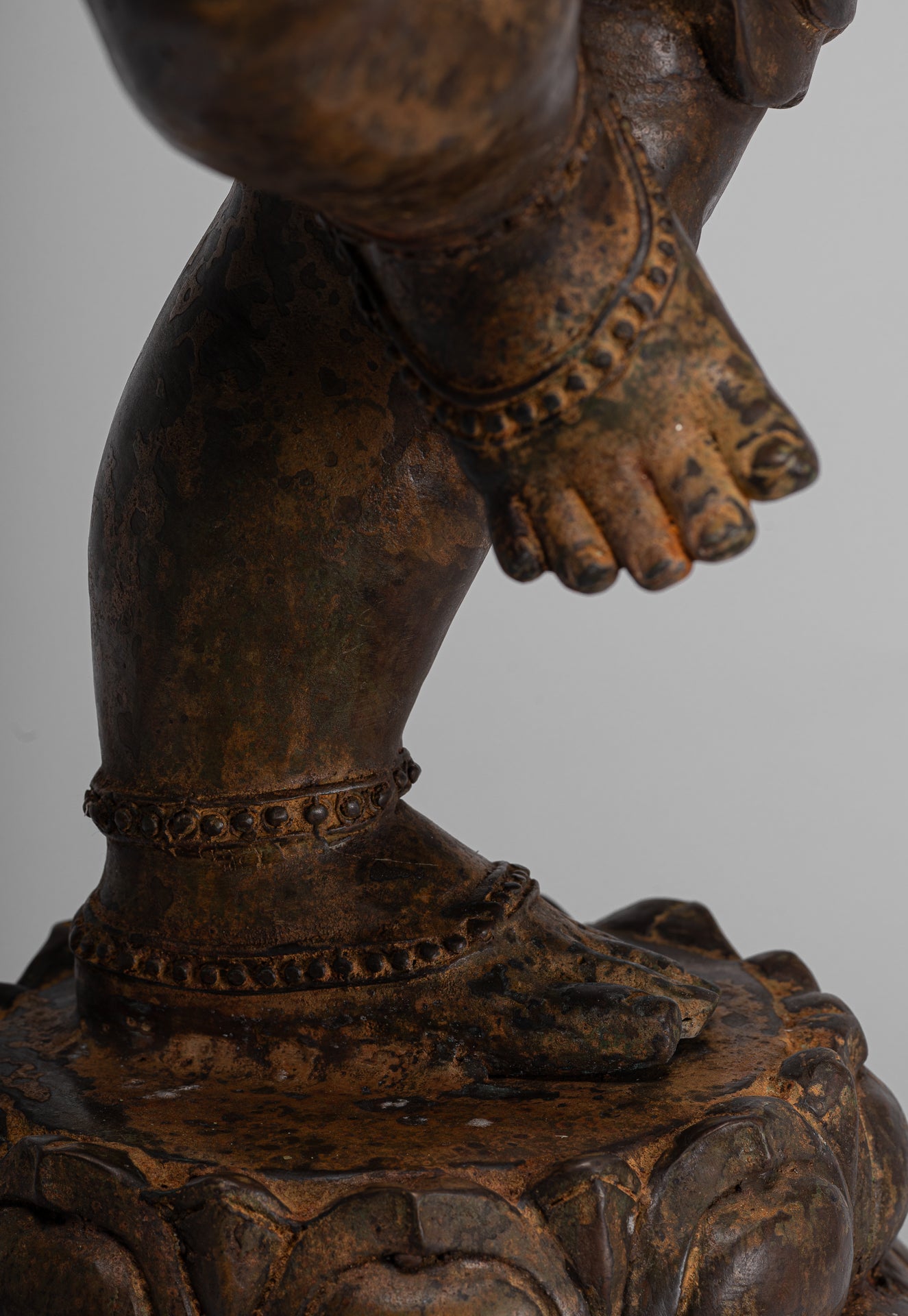 Large Ganesha Statue - Antique Thai Style Bronze Dancing Ganesh Statue - 105cm/42"