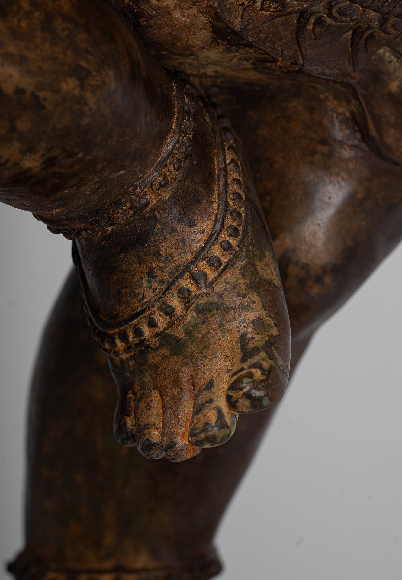 Large Ganesha Statue - Antique Thai Style Bronze Dancing Ganesh Statue - 105cm/42"