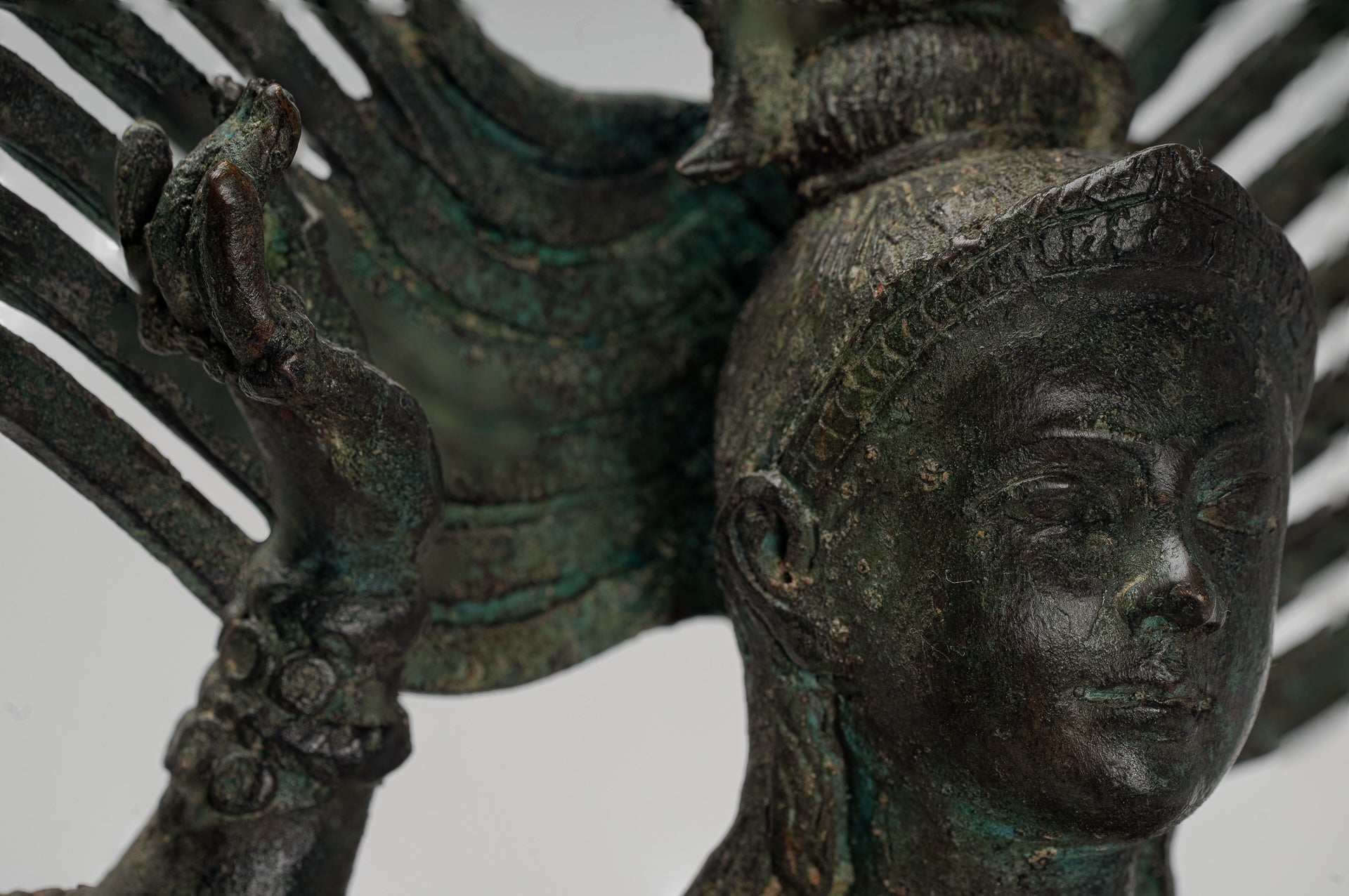 Large Shiva Statue - Antique Indian Style Bronze Dancing Shiva statue as Lord Nataraja - 67cm(27") Tall