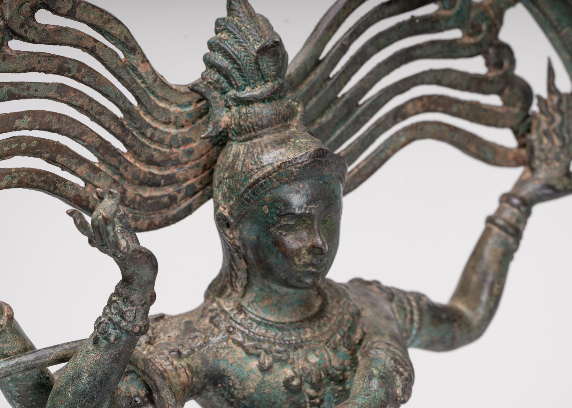 Shiva Statue - Antique Indian Style Bronze Dancing Shiva statue as Lord Nataraja - 66cm(26") Tall