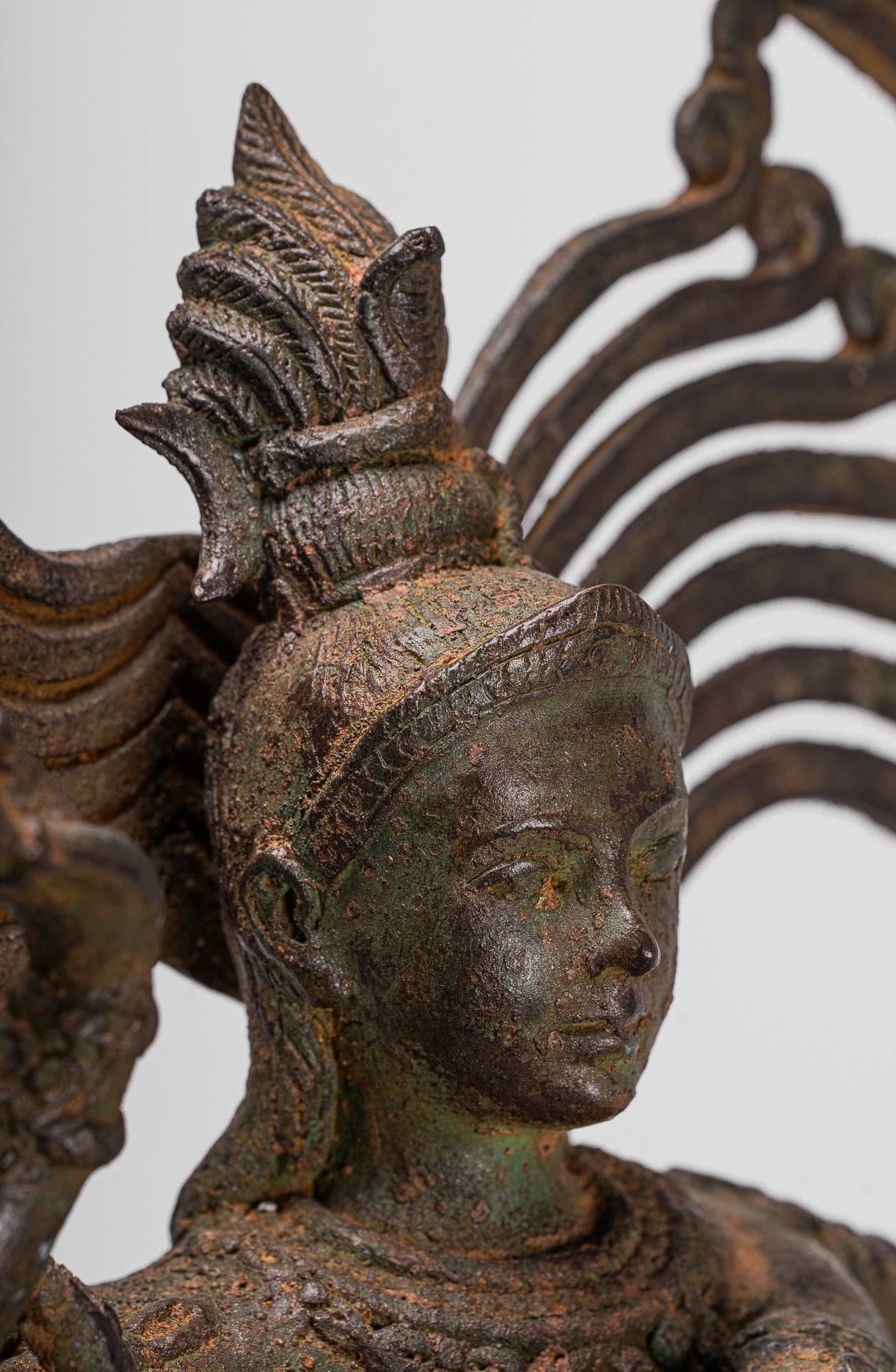 Large Shiva Statue - Antique Indian Style Bronze Dancing Shiva statue as Lord Nataraja - 67cm(27") Tall