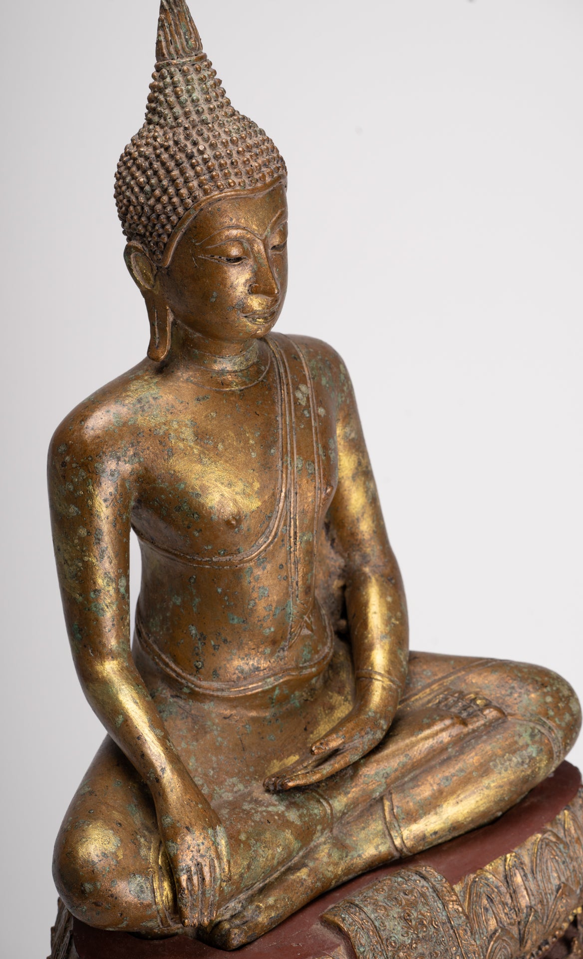 Buddha Statue - Antique Sukhothai Style Thai Enlightenment Buddha Statue - 71cm/28"