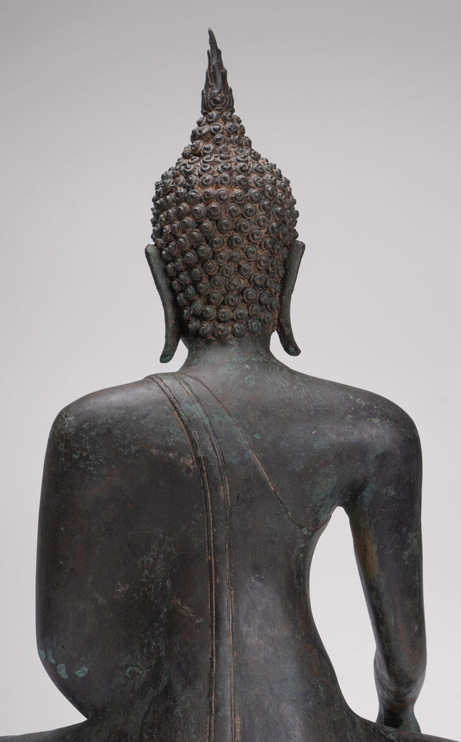 Statue de Bouddha – Statue antique de Bouddha des Lumières de Sukhothai de style thaïlandais – 54 cm.