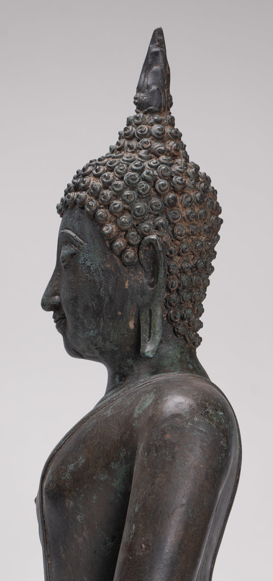 Buddha Statue - Antique Thai Style Sukhothai Enlightenment Buddha Statue - 54cm/22"