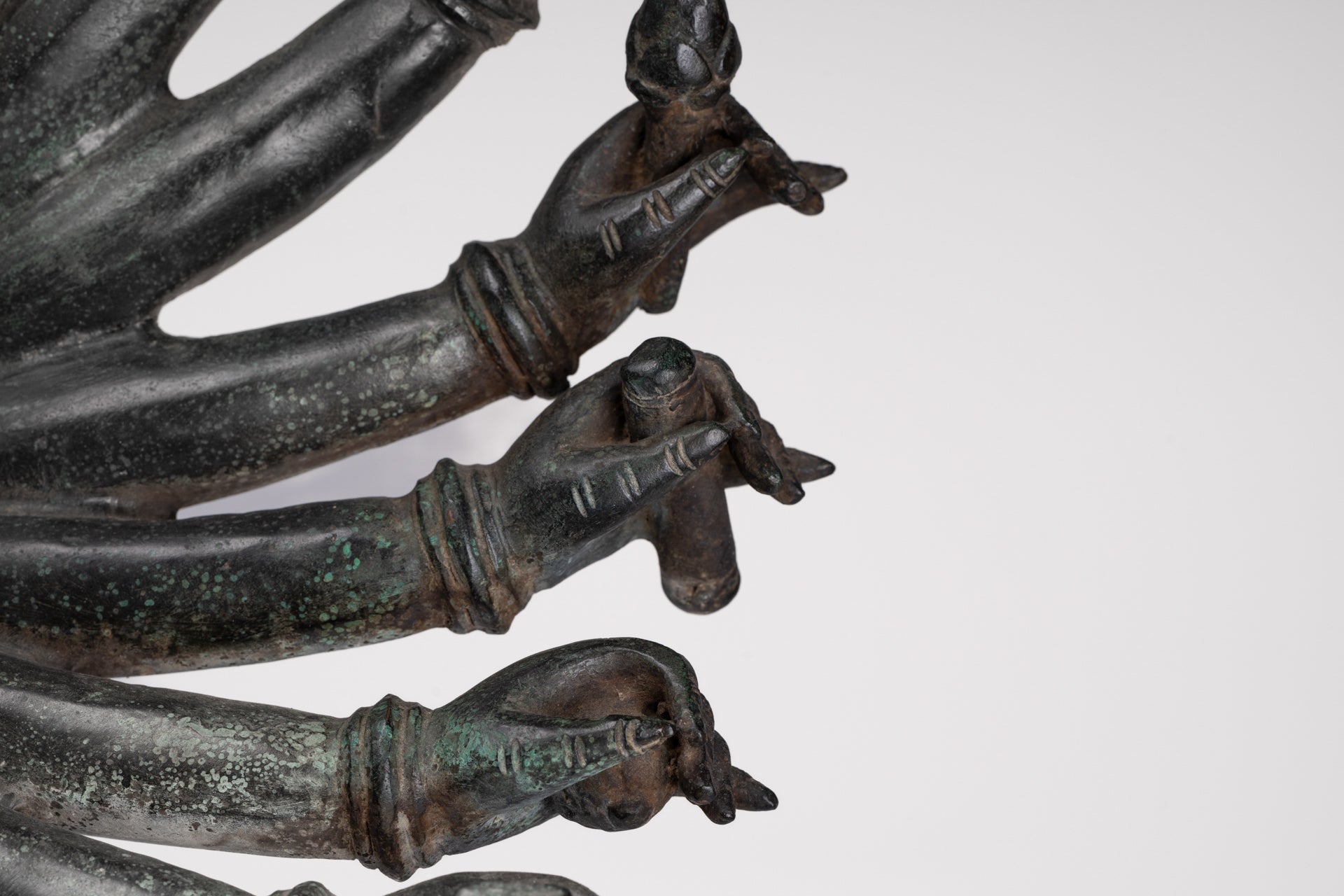 Deity Statue - Antique Khmer Style Bayon Prajnaparamita Statue / Goddess - 115cm/46"