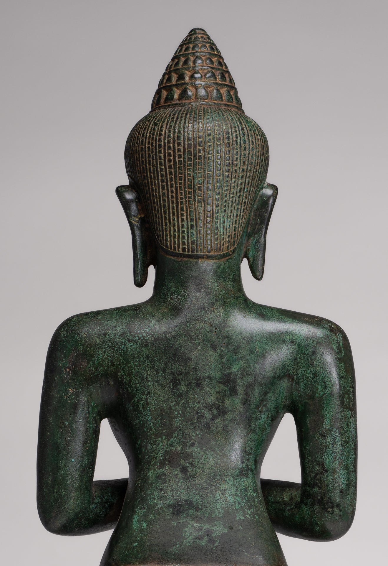 Deity Statue - Antique Khmer Style Bayon Prajnaparamita Statue / Goddess - 54cm/22"