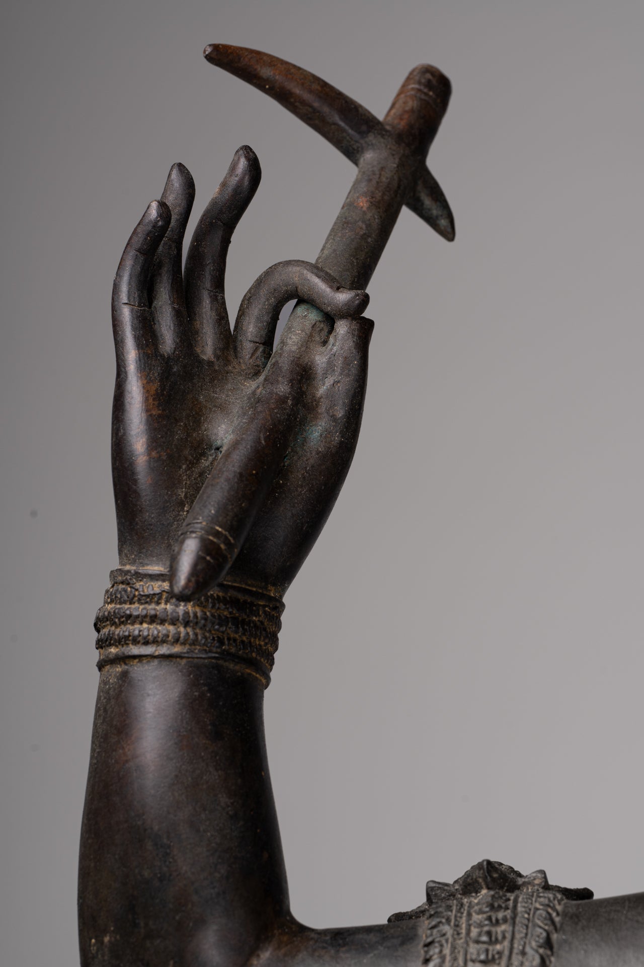 Large Ganesha Statue - Antique Thai Style Bronze Dancing Ganesh Statue - 120cm/48"