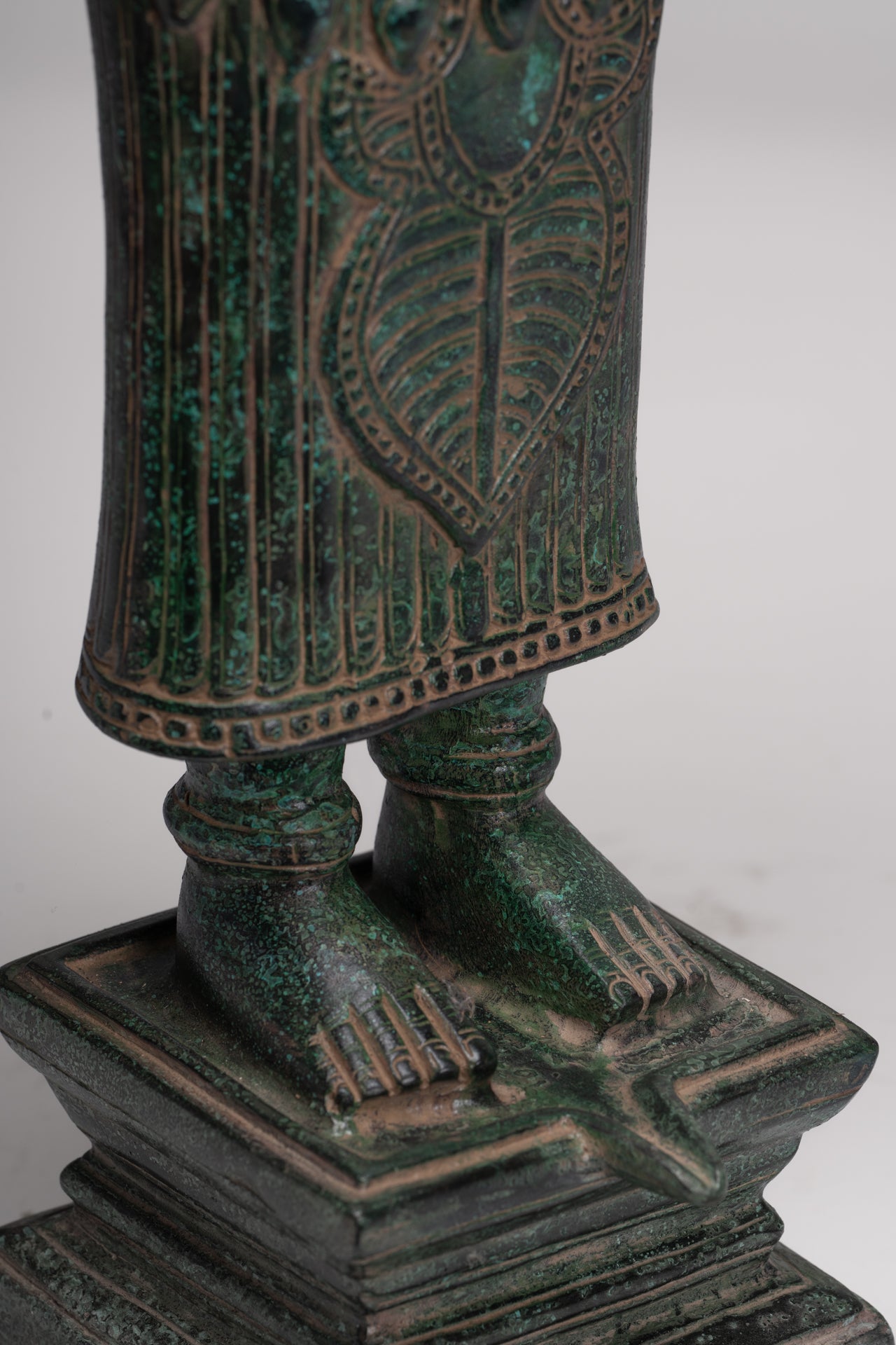 Deity Statue - Antique Khmer Style Bayon Prajnaparamita Statue / Goddess - 65cm/26"