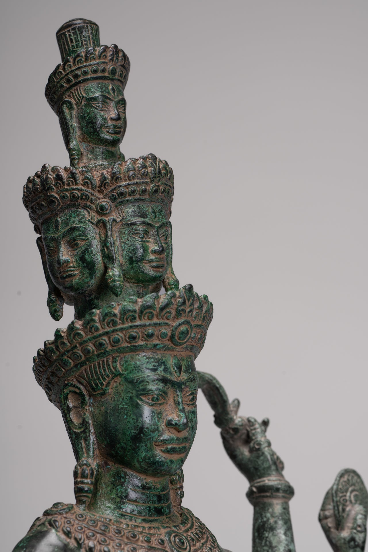 Deity Statue - Antique Khmer Style Bayon Prajnaparamita Statue / Goddess - 65cm/26"